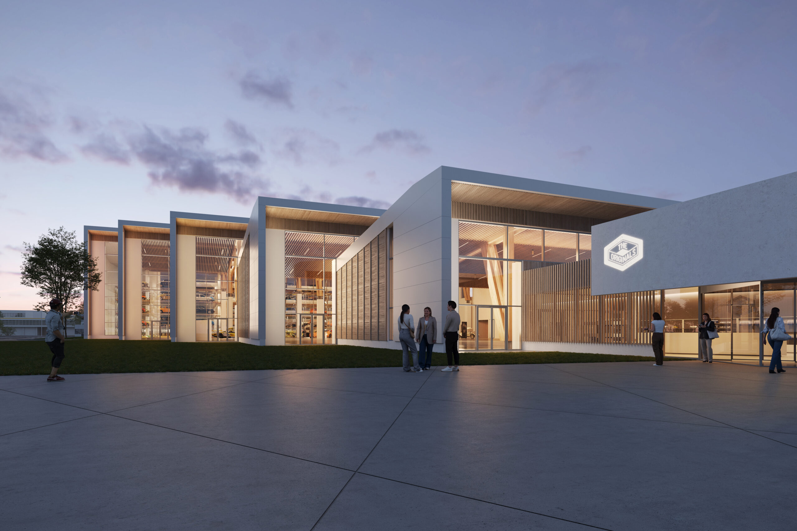 REFL Parvis dentrée Jacob Celnikier CGA et kaupunki